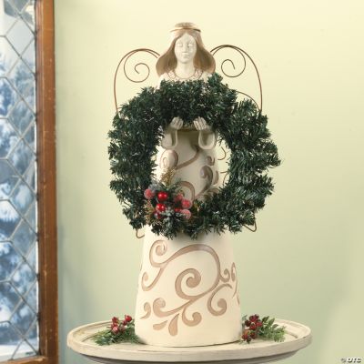 Wreath Holder Angel Statue