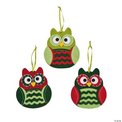 Christmas Owl Ornaments