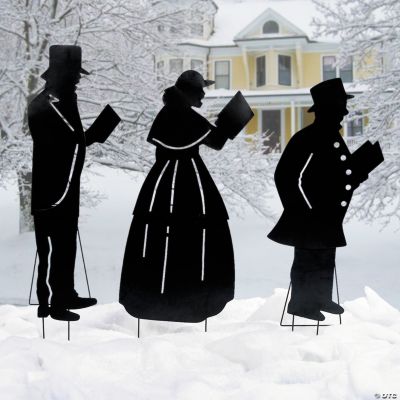 Die Cut Caroler Yard Stakes
