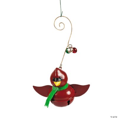 Jingle Bell Cardinal Ornaments