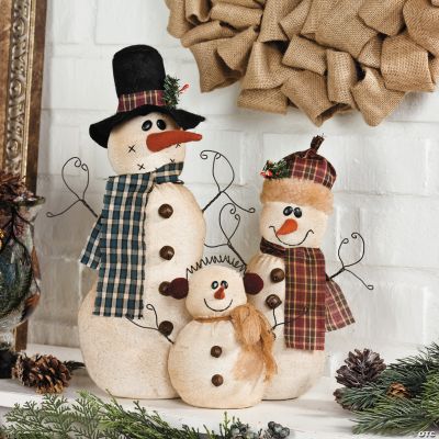 Soft Snow Family Décor