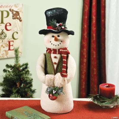 Standing Snowman with Ornament