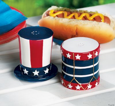 Patriotic Salt & Pepper Shakers