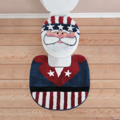Uncle Sam Toilet Lid Cover & Rug