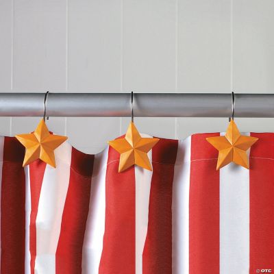 Star Shower Curtain Hooks