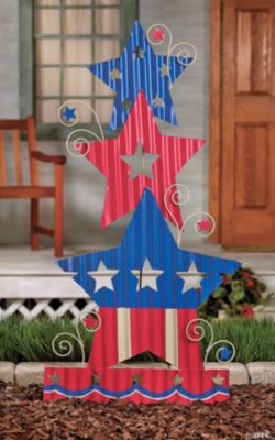 Stack-O'-Stars Yard Stake