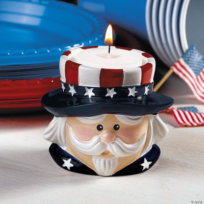 Uncle Sam Candleholder