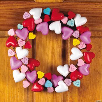 Conversation Heart Wreath
