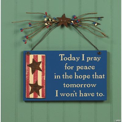 Prayer for Peace Sign