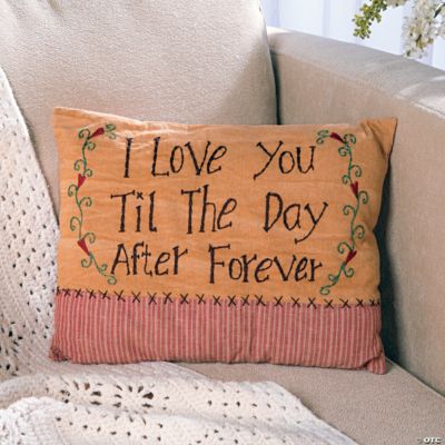 “I Love You...” Pillow