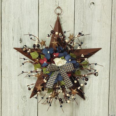 Americana Floral Barn Star