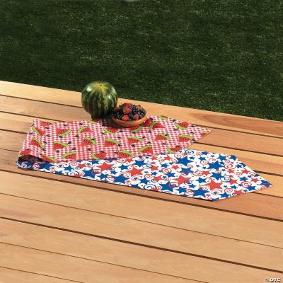 Patriotic & Watermelon Table Runner