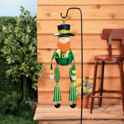 Leprechaun Jingle Bell Yard Stake