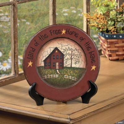 “Land Of The Free” House Plate