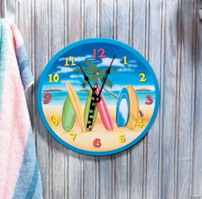 Surfboard Clock