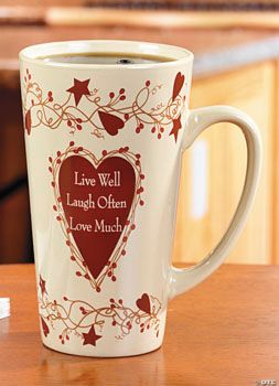 “Live, Laugh, Love” Java Mug