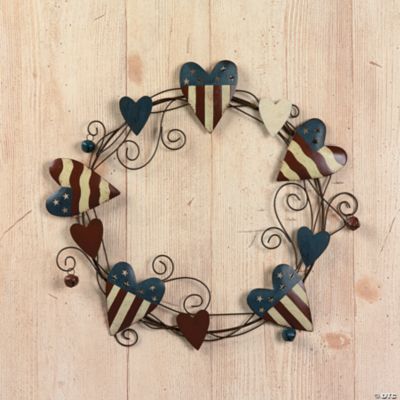 Americana Heart Wreath