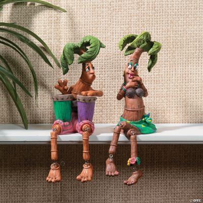 Palm Tree Shelf Sitters