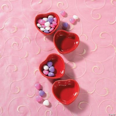 Mini Heart-Shaped Plates