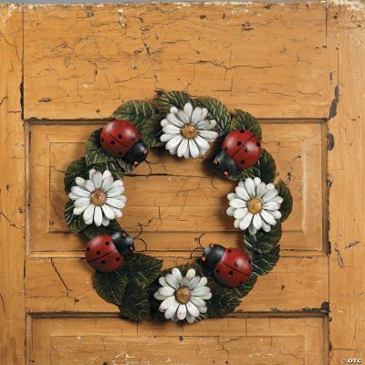 Ladybug & Daisy Wreath