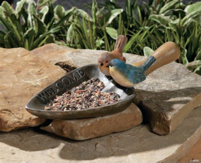 “Welcome” Birdfeeder Spade