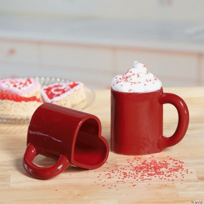 Red Heart Mugs