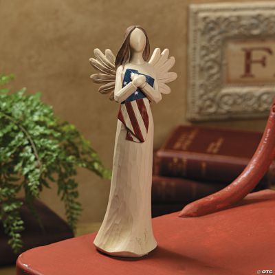 Angel with American Flag