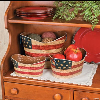 Americana Decorative Pails