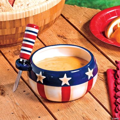 Patriotic Bowl with Spreader