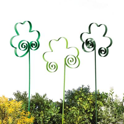 Shamrock Yard Stake Trio