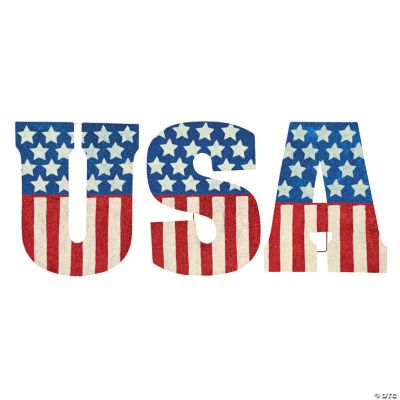 “USA” Glitter Yard Signs