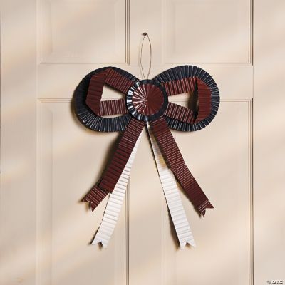 Patriotic Corrugated Ribbon Door Bow