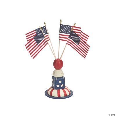 Spindle Flag Holder With Five Flags