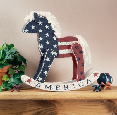 Patriotic Rocking Horse