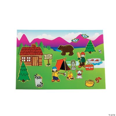 Make-A-Camping Sticker Scenes