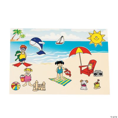 Make-A-Beach Sticker Scenes