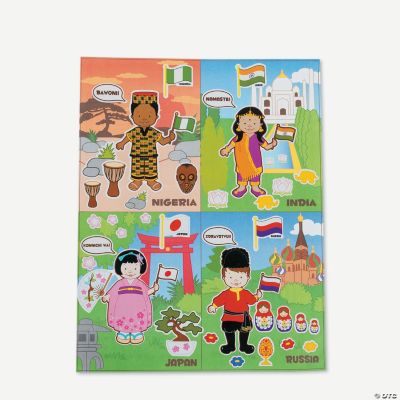 Design Your Own Multicultural Sticker Scenes