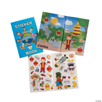 12 Multicultural Sticker Books