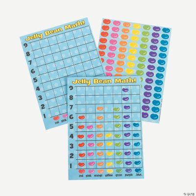 Math With Jelly Beans Make-A-Sticker Scenes