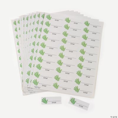 “Handmade By” Sticker Sheets