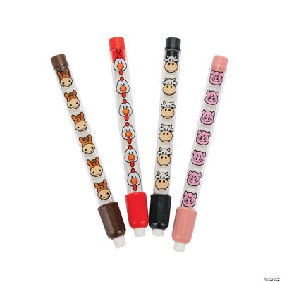 Farm Eraser Sticks