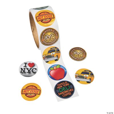 New York Roll Stickers