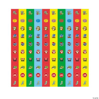 800 Mini Stickers - Reading & Library