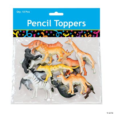 12 Wildlife Animal Pencil Toppers Oriental Trading Discontinued