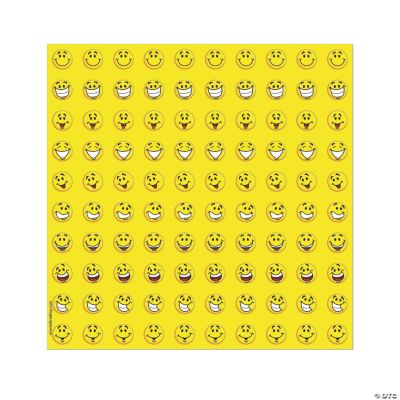 800 Mini Stickers - Smile Face