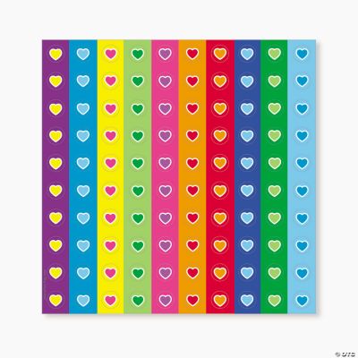 800 Mini Stickers - Hearts