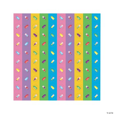 800 Mini Stickers - Crayon & Pencil