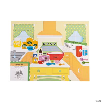 12 Kitchen Measurements Make-A-Sticker Scenes