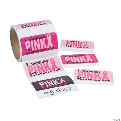 Honoring Breast Cancer Survivors Name Tags