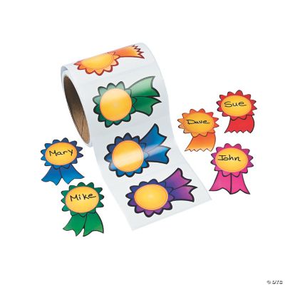 100 Award Ribbon Name Tags